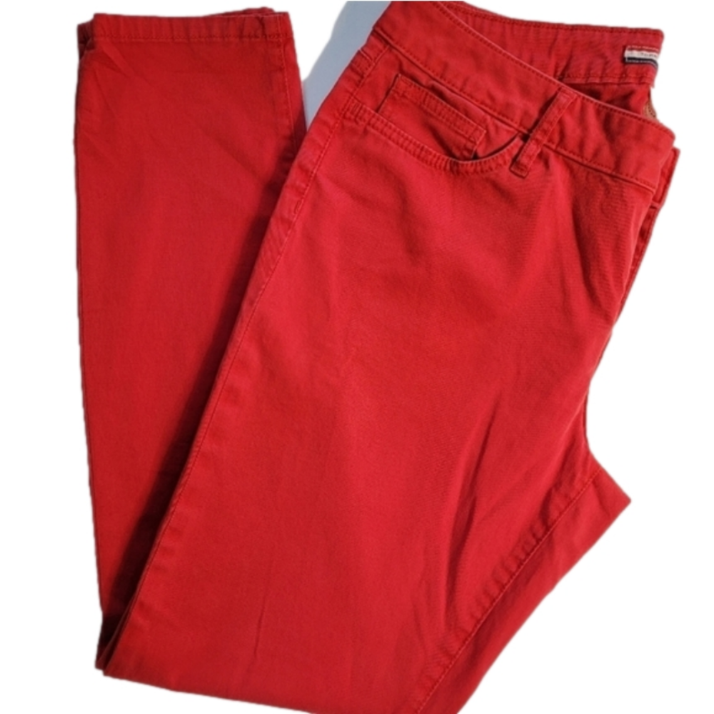 Tommy Hilfiger Red 5 Pocket Pants Size 10 EUC